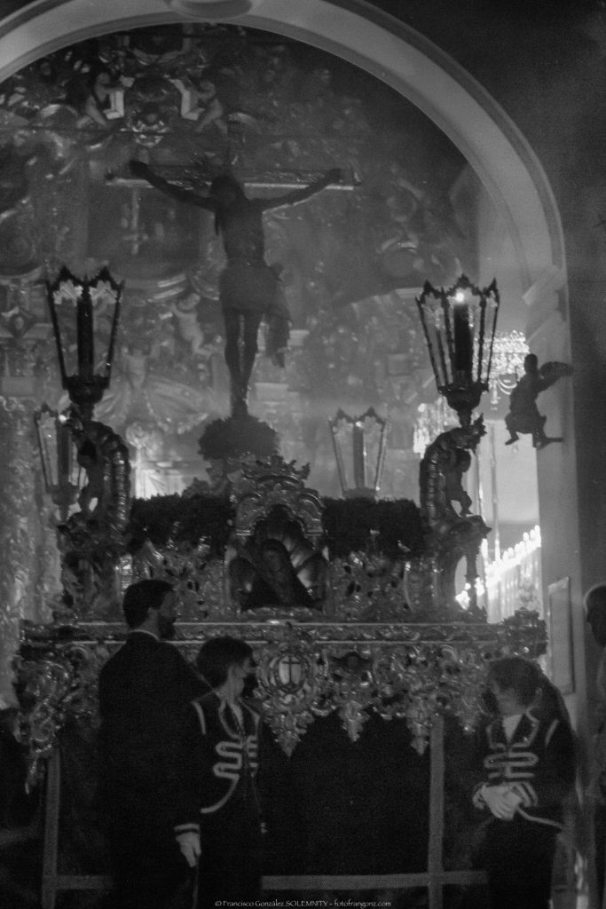 Saint Veracruz Holy Week procession in Marchena Seville Andalusia 2022