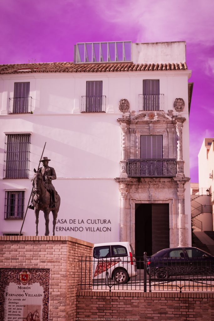 House of Culture and Tribute to poet Fernando Villalon from Moron de la Frontera
