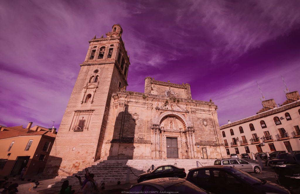 The church of San Miguel Arcángel in Moron de la Frontera Seville Andalusia south of Spain